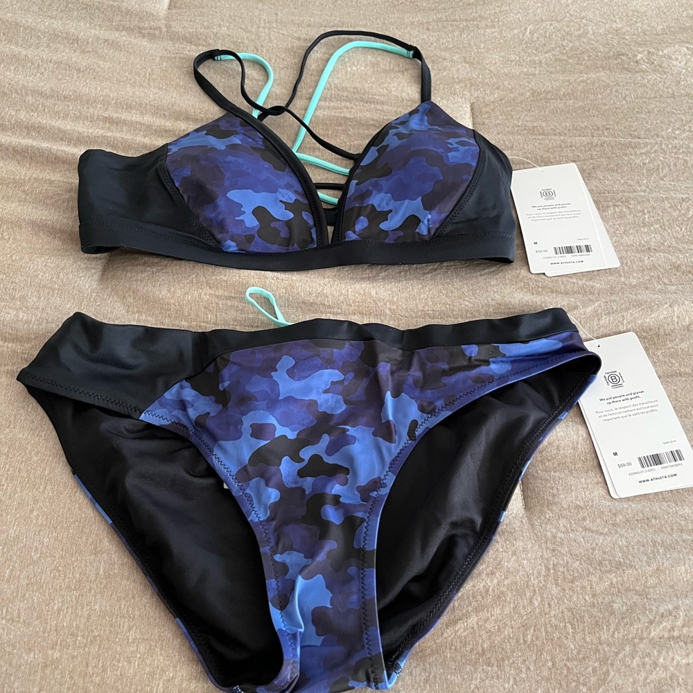 Athleta camo bikini